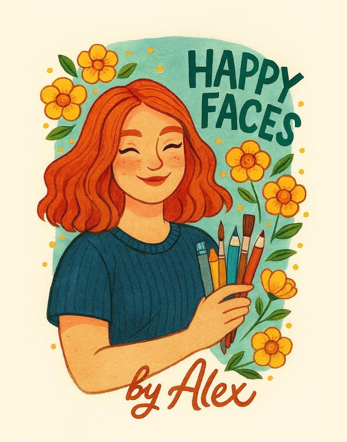 Alex Chapman, face painter